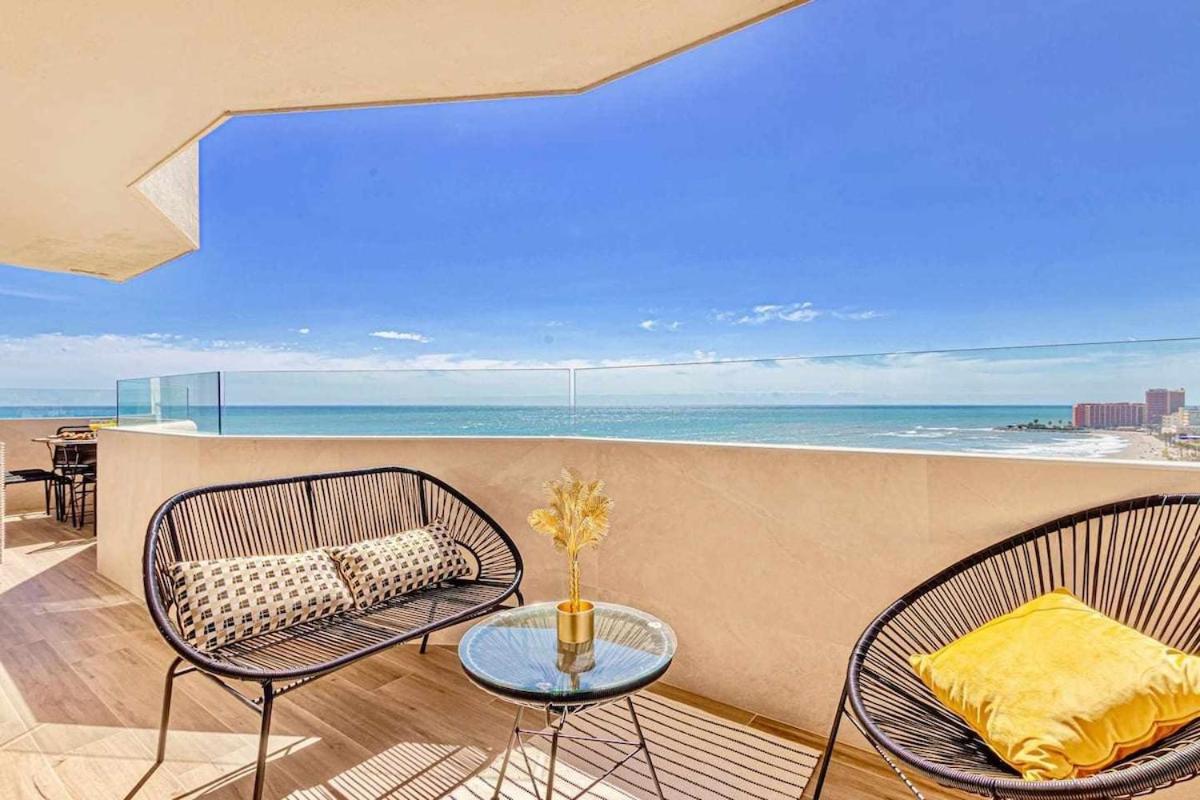 797 Holiday Rentals - Benalbeach- Moderno Piso Para 5 Con Vistas Al Mar بينالماذينا المظهر الخارجي الصورة