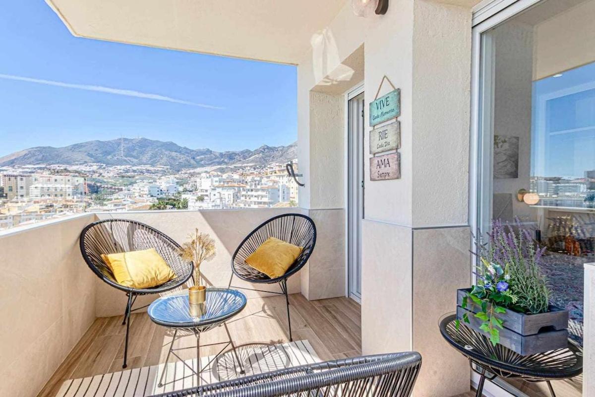 797 Holiday Rentals - Benalbeach- Moderno Piso Para 5 Con Vistas Al Mar بينالماذينا المظهر الخارجي الصورة